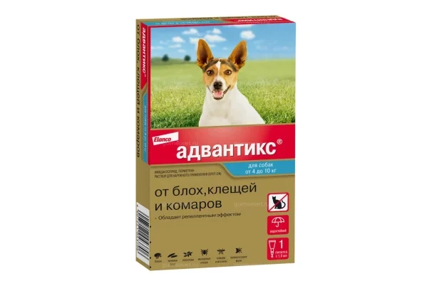 Адвантикс для собак от 4 до 10кг