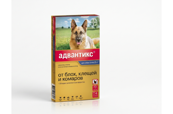 Адвантикс для собак весом 25-40 кг