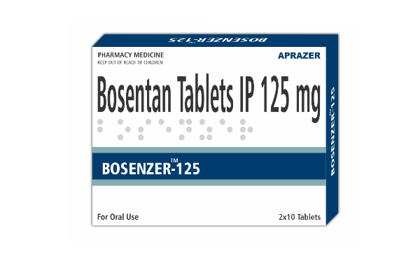 BOSENZER-125 (Бозентан 125 мг) — эффективное средство для лечения легочной артериальной гипертензии