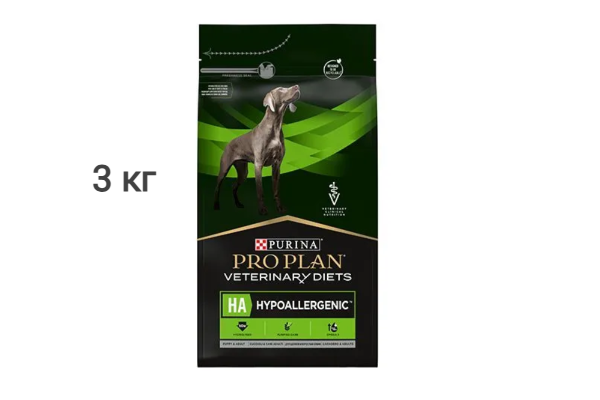 Purina Pro Plan HA Hypoallergenic — гипоаллергенный корм для собак, который действительно помогает