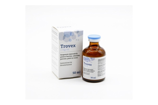 Инъекционный раствор Trovex для животных, 50 мл