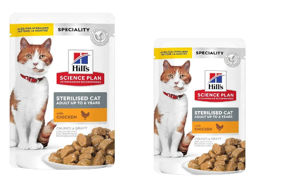 Hill's Science Plan Sterilised Cat Adult — Идеальный ужин для стерилизованной кошки с курицей