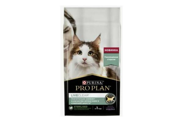  Сухой корм Pro Plan LiveClear для котят до 1 года с индейкой