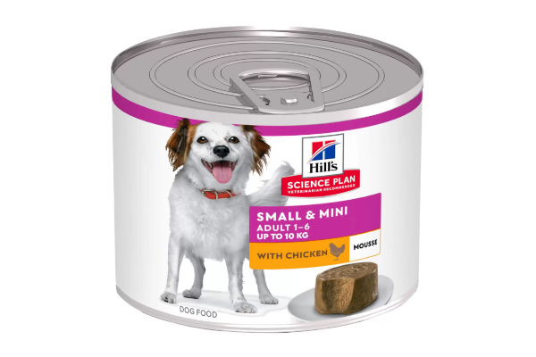 Консервы для собак Hill's Science Plan Adult Small & Mini с курицей — идеальный рацион для малых пород до 10 кг