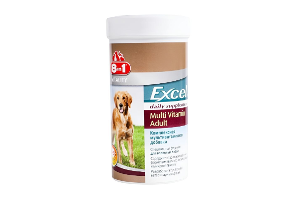 Мультивитамины для собак мелких пород 8 in 1 Excel Multi Vitamin Small Breed: идеальный баланс для маленьких непосед