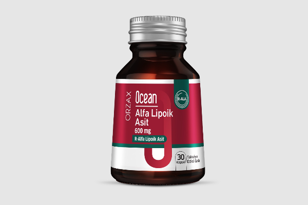 Orzax Ocean Alfa Lipoik Asit (R-Альфа-липоевая кислота) 600 мг 30таб 