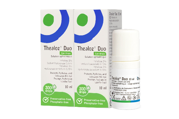 Thealoz Duo — глазные капли для увлажнения и защиты при синдроме сухого глаза
