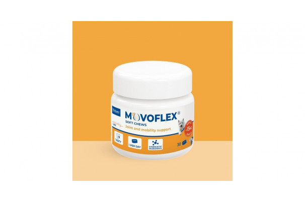 Жевательные таблетки MOVOFLEX – для поддержки суставов у собак.